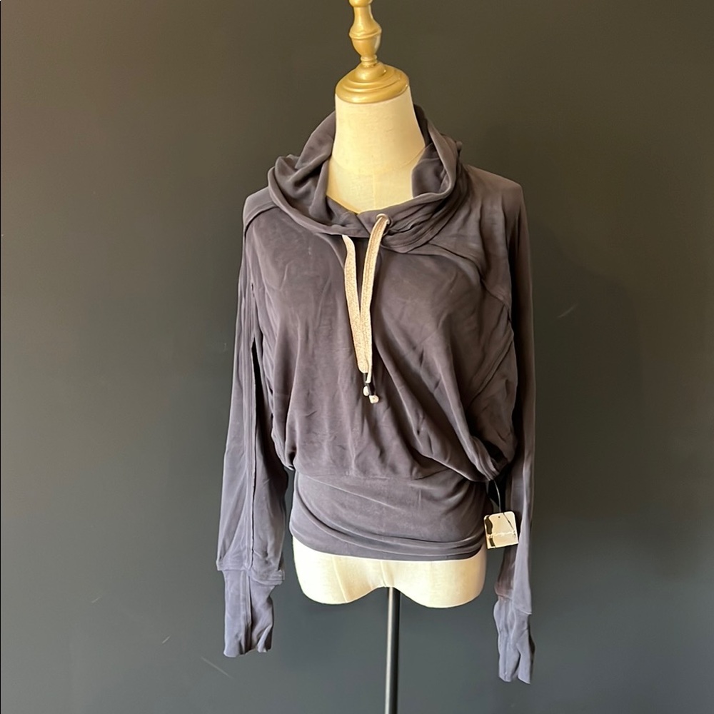 Free People Gray Hoodie